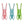 HEGS Clothes Pins with Hooks | Mixed Colors | 42 Pack