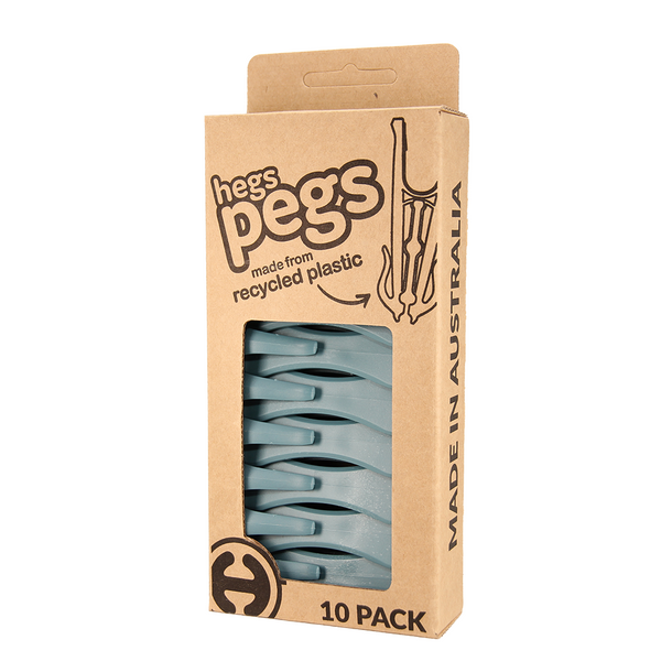 HEGS Clothes Pins with Hooks | Recycled Plastic | 10 Pack